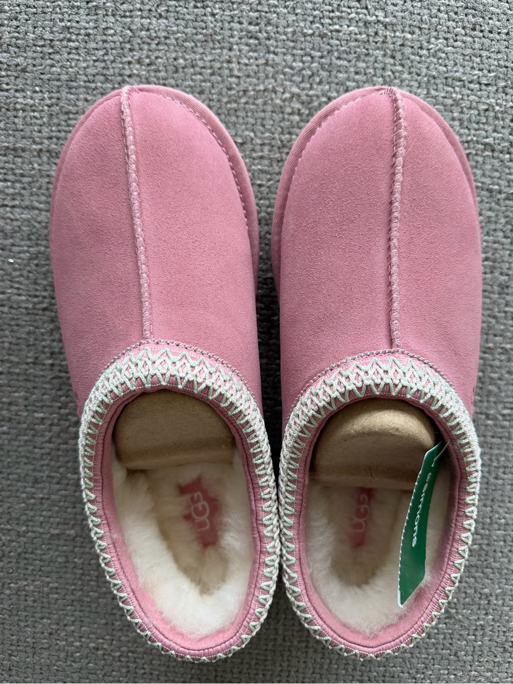 UGG Tasman II Pink Suede Slippers Women’s 9 Brand New in Box - Picture 6 of 12